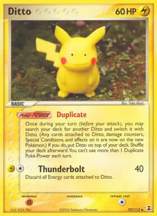 Ditto 39/113 EX Delta Species