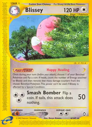 Blissey 6/147 Aquapolis