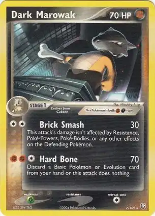 Dark Marowak 7/109 EX Team Rocket Returns