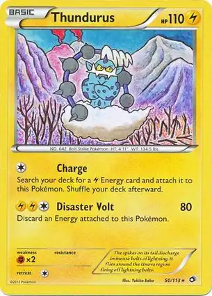 Thundurus 50/113 Legendary Treasures