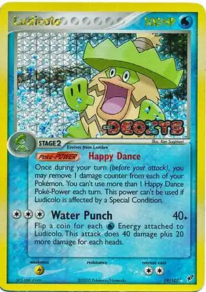 Ludicolo 19/107 EX Deoxys