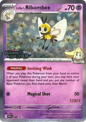 Lillie's Ribombee 183 Scarlet & Violet Promos