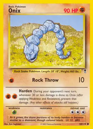 Onix 84/110 Legendary Collection