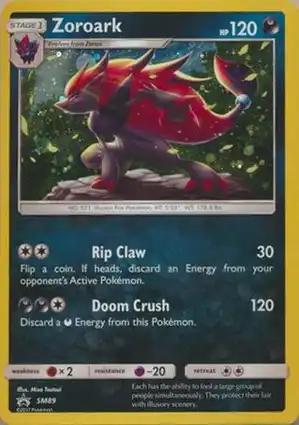 Zoroark SM89 Sun & Moon Promos