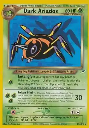Dark Ariados 17/105 Neo Destiny
