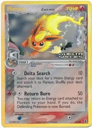 Flareon 5/113 EX Delta Species