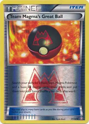 Team Magma's Great Ball 31/34 Double Crisis