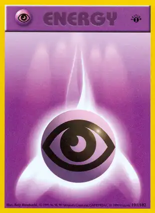 Psychic Energy 101/102 Base Set 1st Edition