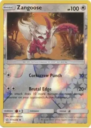 Zangoose 173/236 Cosmic Eclipse