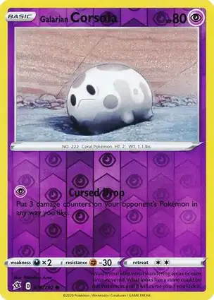 Galarian Corsola 078/192 Rebel Clash