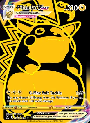 Pikachu VMAX TG29/TG30 Lost Origin