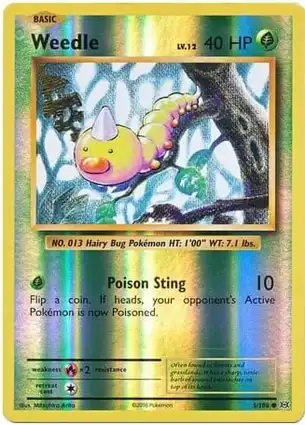 Weedle 5/108 Evolutions