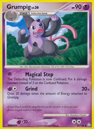 Grumpig 56/146 Legends Awakened
