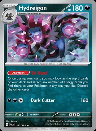 Hydreigon 140/193 Paldea Evolved