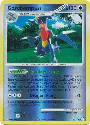Garchomp 9/123 Mysterious Treasures