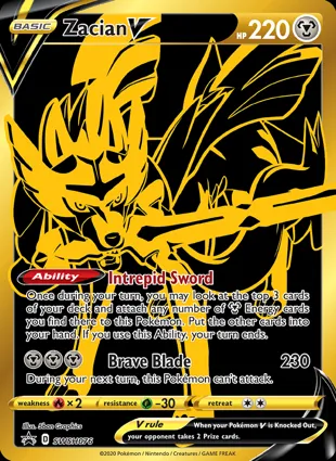 Zacian V SWSH076 Sword & Shield Promos