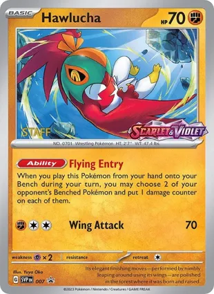 Hawlucha 007 Scarlet & Violet Promos