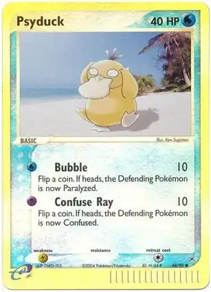 Psyduck 44/95 EX Team Magma vs Team Aqua