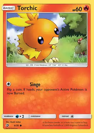 Torchic 4/70 Dragon Majesty