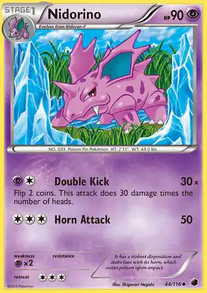 Nidorino 44/116 Plasma Freeze