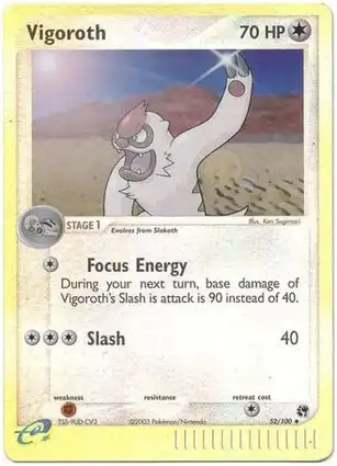 Vigoroth 52/100 EX Sandstorm