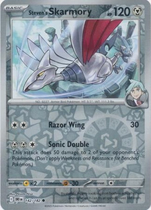 Steven's Skarmory 142/182 Destined Rivals