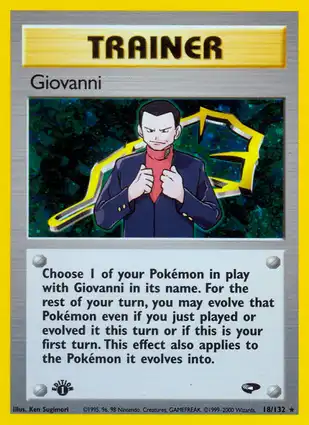 Giovanni 18/132 Gym Challenge 1st Edition