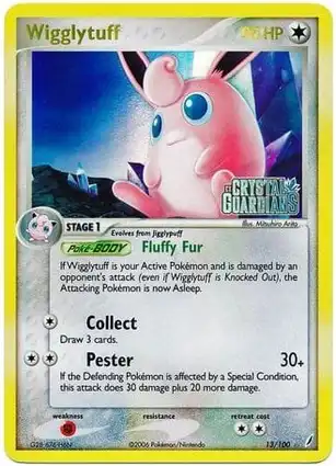 Wigglytuff 13/100 EX Crystal Guardians