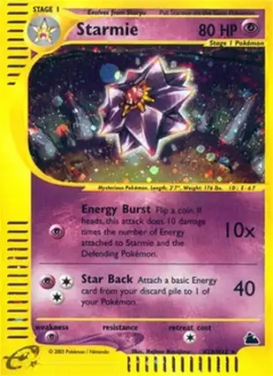 Starmie H28/H32 Skyridge