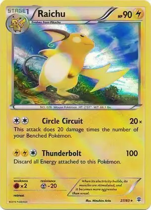 Raichu 27/83 Generations