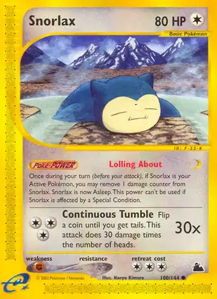 Snorlax 100/144 Skyridge