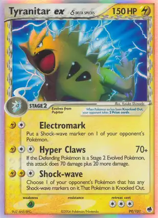 Tyranitar ex 99/101 EX Dragon Frontiers