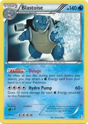 Blastoise 31/149 Boundaries Crossed