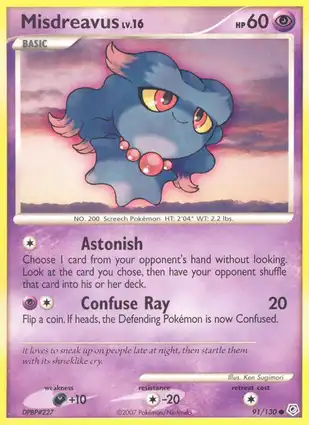 Misdreavus 91/130 Diamond & Pearl