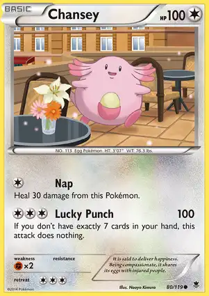 Chansey 80/119 Phantom Forces