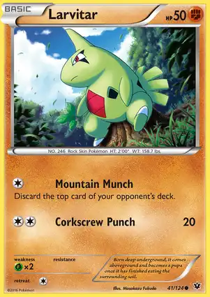 Larvitar 41/124 Fates Collide