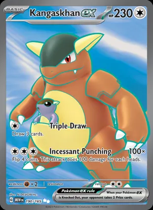 Kangaskhan ex 190/165 Scarlet & Violet 151