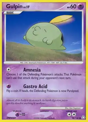 Gulpin 98/146 Legends Awakened