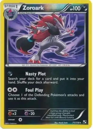 Zoroark 71/114 Black & White