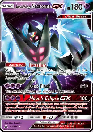 Dawn Wings Necrozma-GX 63/156 Ultra Prism