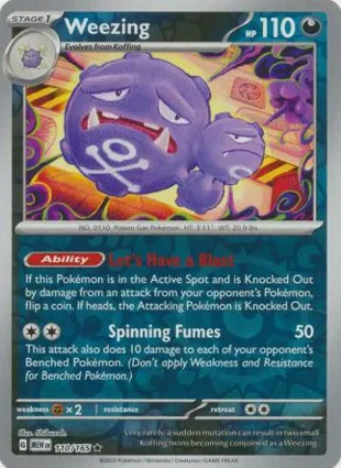 Weezing 110/165 Scarlet & Violet 151