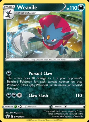 Weavile SWSH246 Sword & Shield Promos