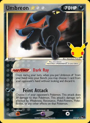 Umbreon ☆ 17/17 Celebrations