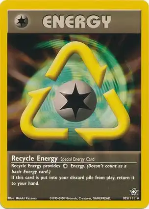 Recycle Energy 105/111 Neo Genesis