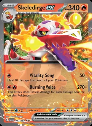 Skeledirge ex 037/193 Paldea Evolved