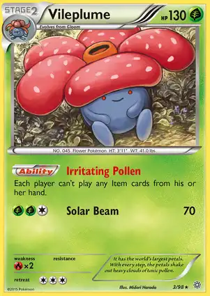 Vileplume 3/98 Ancient Origins