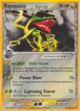 Rayquaza 13/113 EX Delta Species