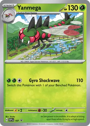 Yanmega 187 Scarlet & Violet Promos