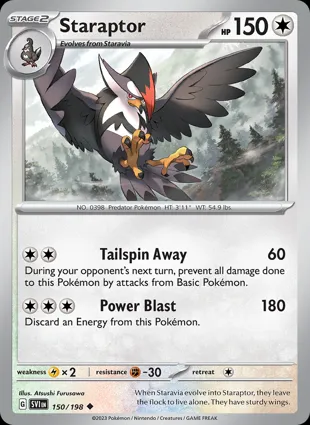Staraptor 150/198 Scarlet & Violet