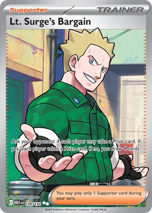 Lt. Surge's Bargain 170/132 Mega Evolution